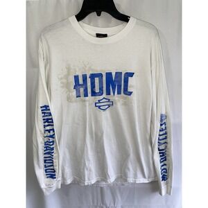 Harley Davidson Long Sleeve Shirt Mens Large Biker Motorcycle Chimney Rock